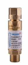 FLASHBACK ARRESTOR OXYGEN 0463387 DGN G3/8 RH FLASHBACK ARRESTOR OXYGEN 0463387 DGN G3/8 RH